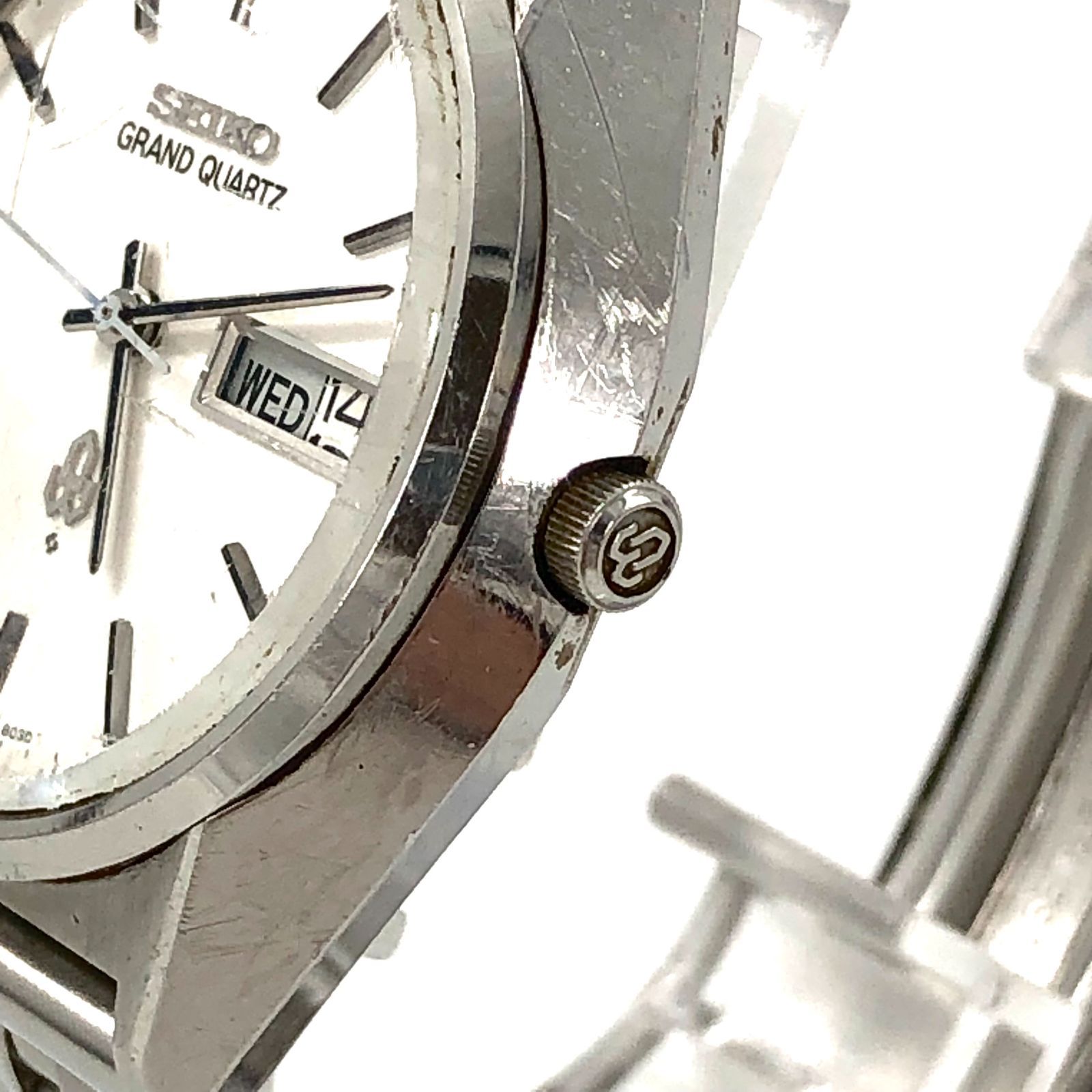 【稼働品】SEIKO グランドクォーツ シルバー 腕時計 4843-8041 Seiko Grand Quartz 4843-8041 | Ref. 4843-8041 Watches on