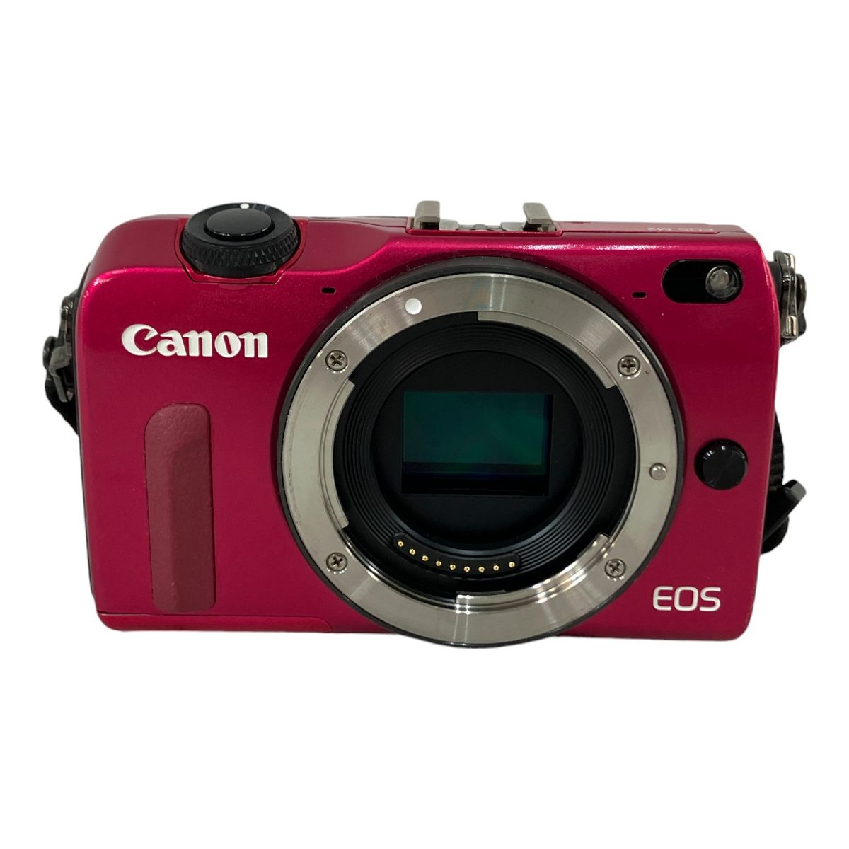 Canon EOS M2 DS126471 ミラーレス 一眼レフ EF-M 18-55mm F3.5-5.6 EF-M 22mm F2 STM ダブルレンズキット 中古 N9253510