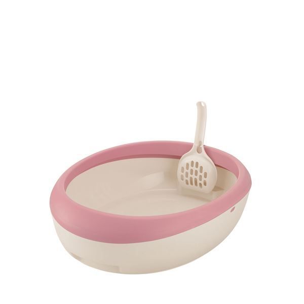 まとめ ラプレ ネコトイレ M コーラルピンク ペット用品 ×5セット
