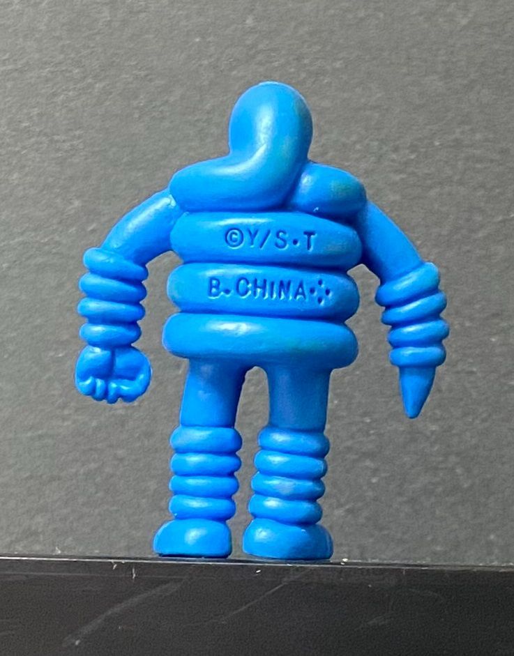 キン肉マン 消しゴム キンケシ 復刻版 4 76スプリングマン 青 《3子06