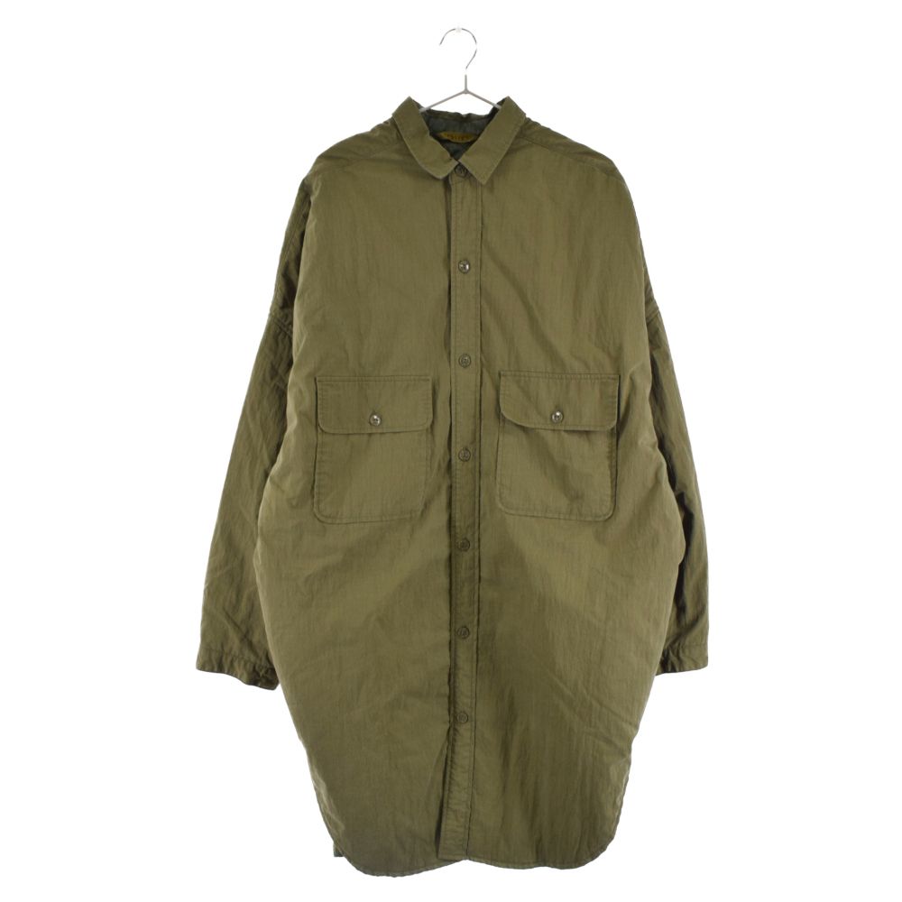 KAPITAL (キャピタル) RIP STOP SLOPPY SHIRT COAT リップストップスロッピーシャツコート カーキ EK-1149 -  メルカリ