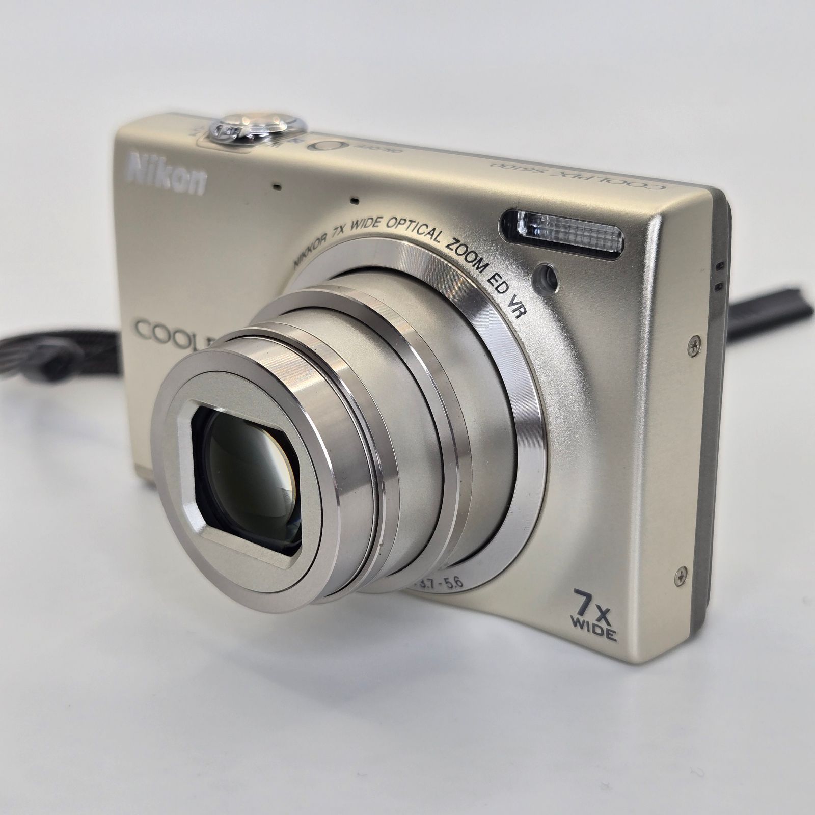 Nikon COOLPIX S6100 コンパクトデジタルカメラ　シルバー 美品】ニコン COOLPIXS S6100 デジタルカメラ シルバー 【公式通販】