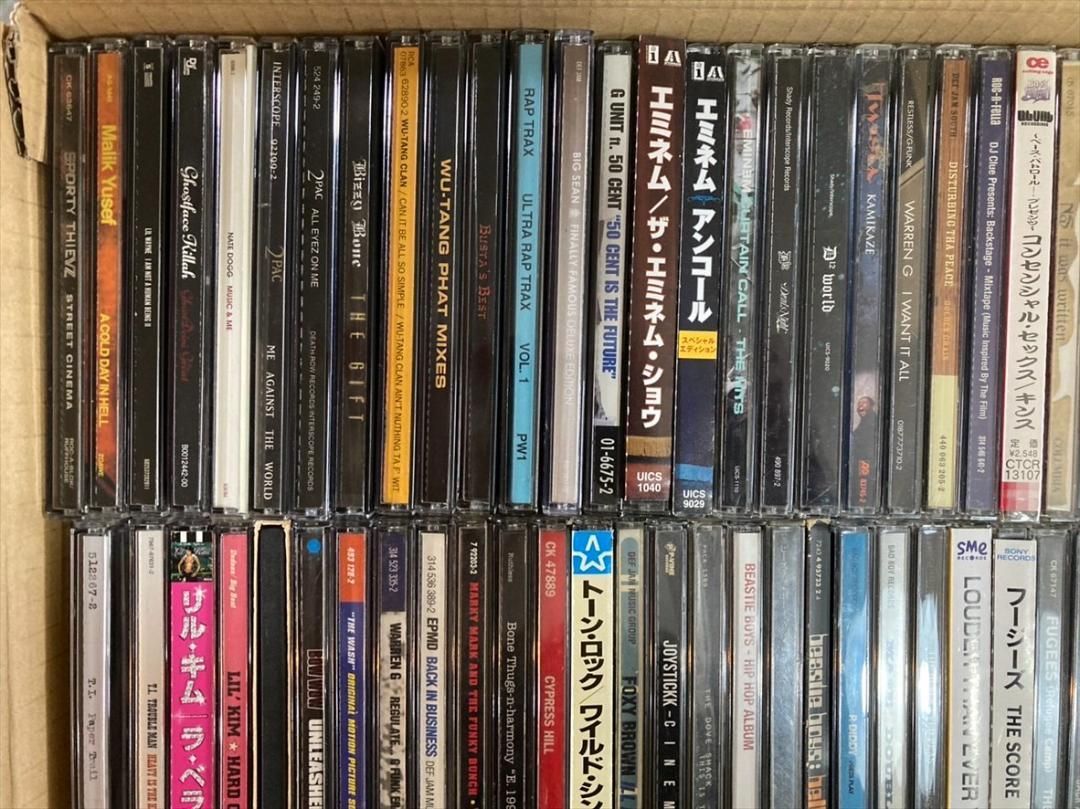 ヒップホップ ラップ CD 約100枚セット TB355 ウータン クラン エミネム ICE-T ウォーレンG ネリー JAY-Z T.I. リル キム ビースティ ボーイズ フージーズ ZEEBRA スチャダラパー