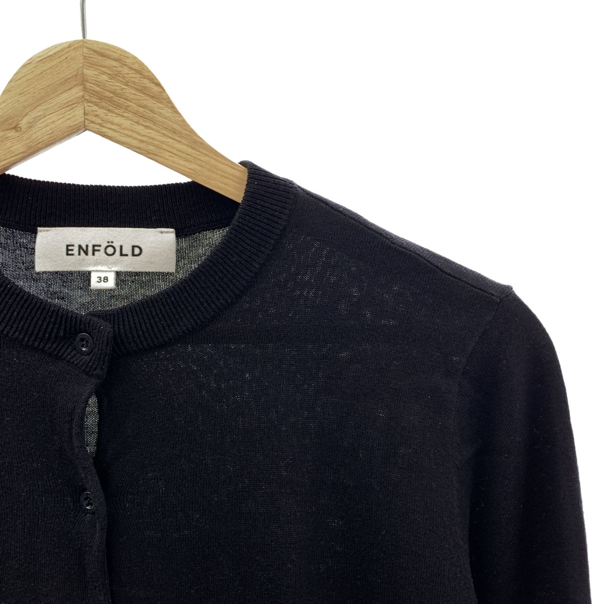 ENFOLD(エンフォルド)シルクコットンカーディガン ENFOLD エンフォルド