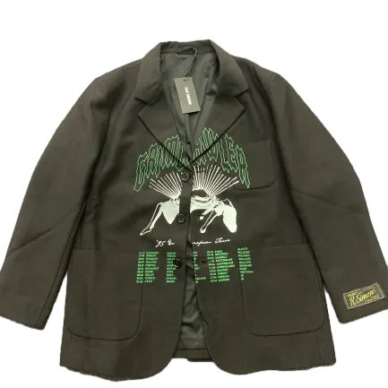 RAF SIMONS OVERSIZED SCHOOL UNIFORM BLAZER GRIMCRAWLER IN BLACKオーバーサイズスクールテーラードジャケット