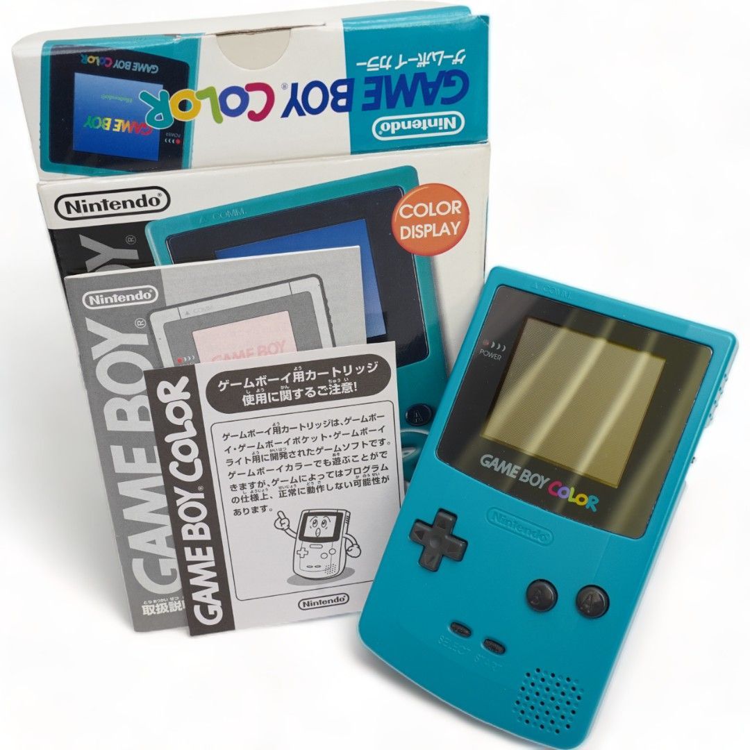 極美品】 NINTENDO ニンテンドー ゲームボーイカラー ブルー 付属品 