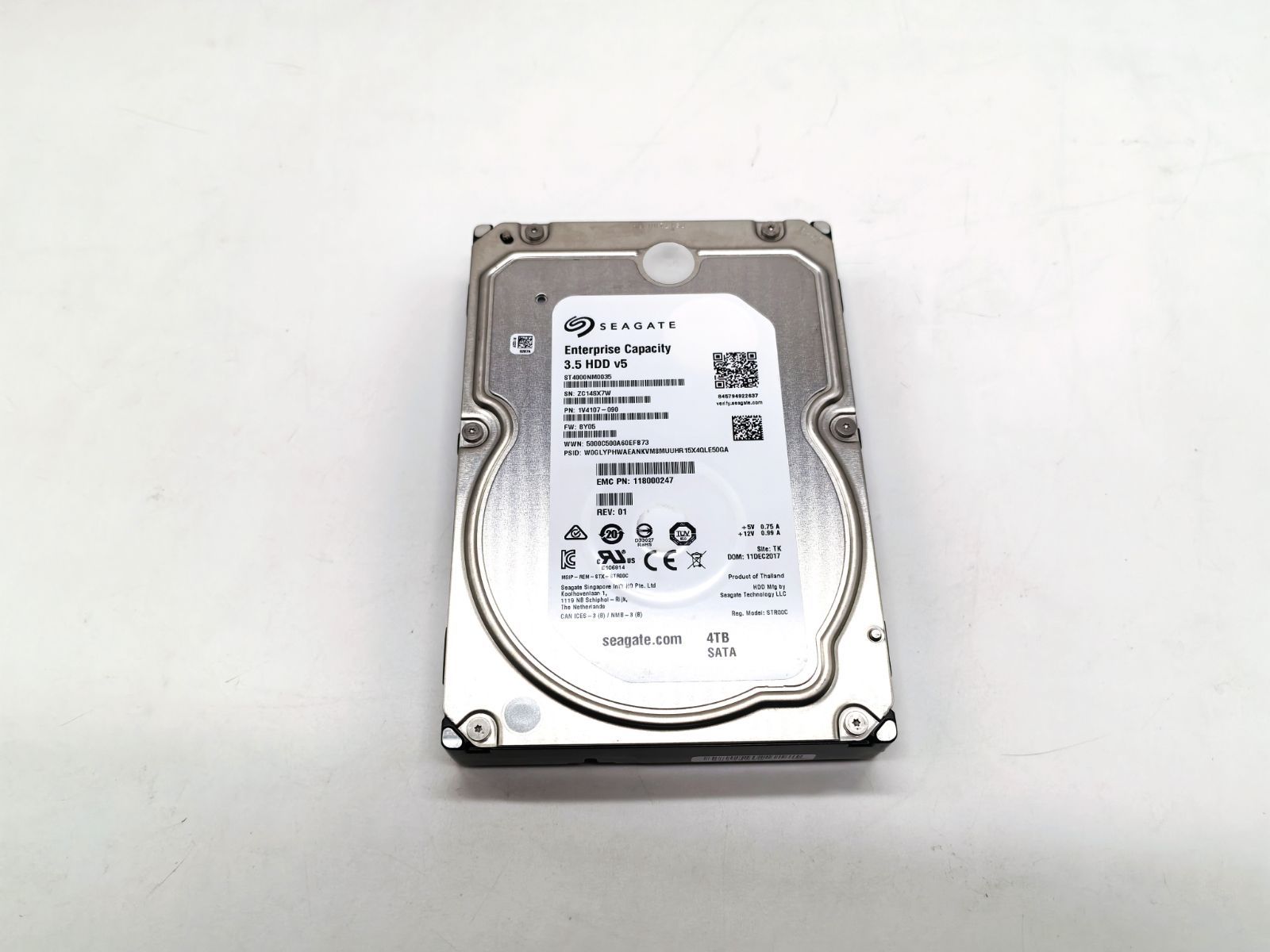 Seagate 3.5インチHDD 4TB ST4000NM0035 CryatalDiskInfo 正常 使用時間31000Hー32000H