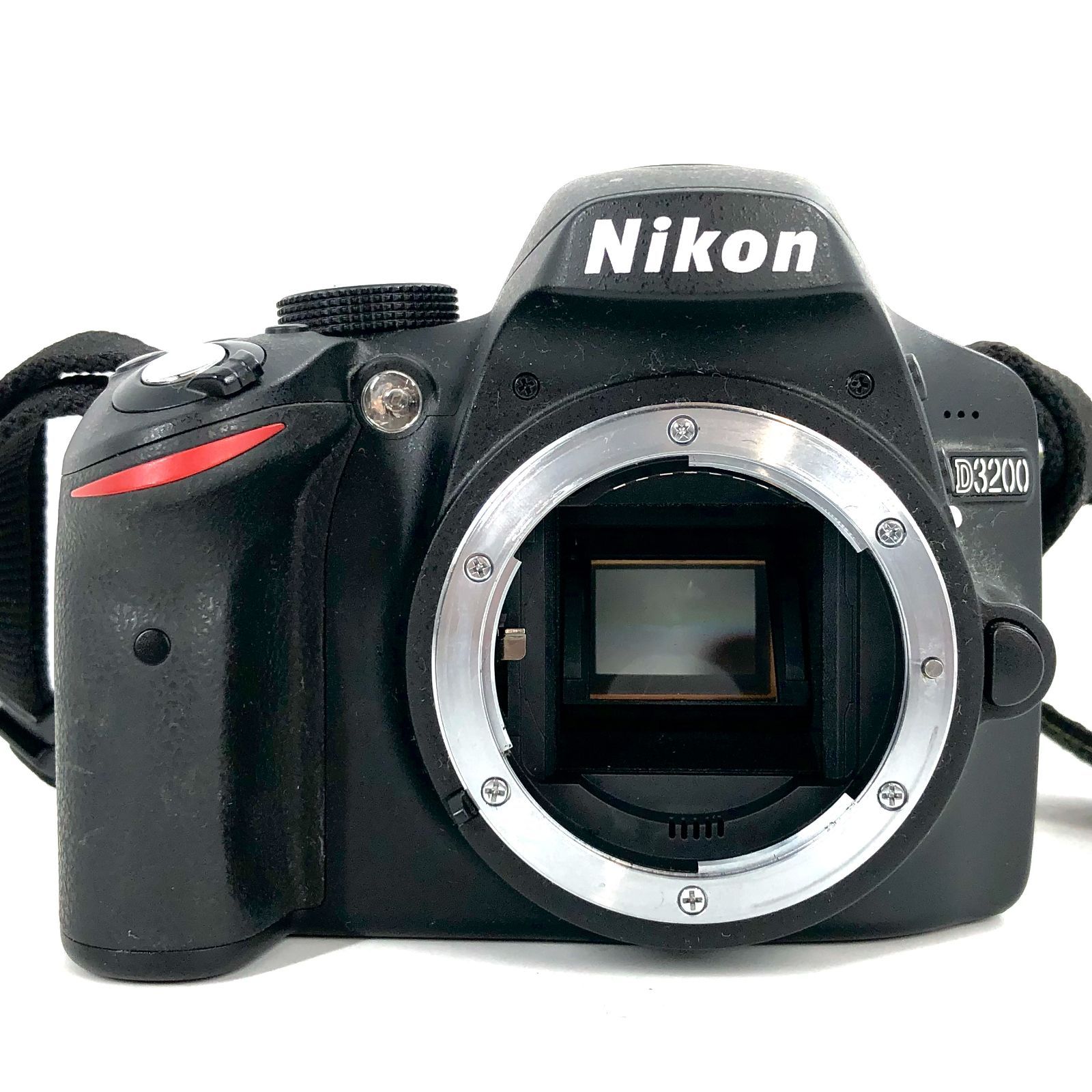 Nikon ニコン D3200 ダブルレンズキット AF-S DX NIKKOR 18-55mm 1:3.5-5.6G VR 55-200mm 1:4-5.6 ズームレンズ 動作確認済み【ND-14】