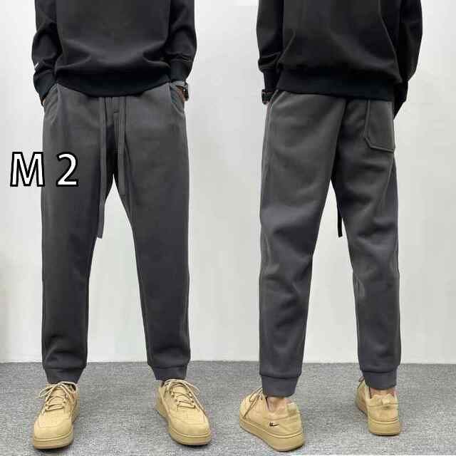 [M 2]メンズ  服  シンプル ファッション オシャレ 大人 かっこいい 大きいサイズ ストリート 紳士服  スポーツ パンツ カジュアル 無地 ハイエンド ズボン スウェットパンツ