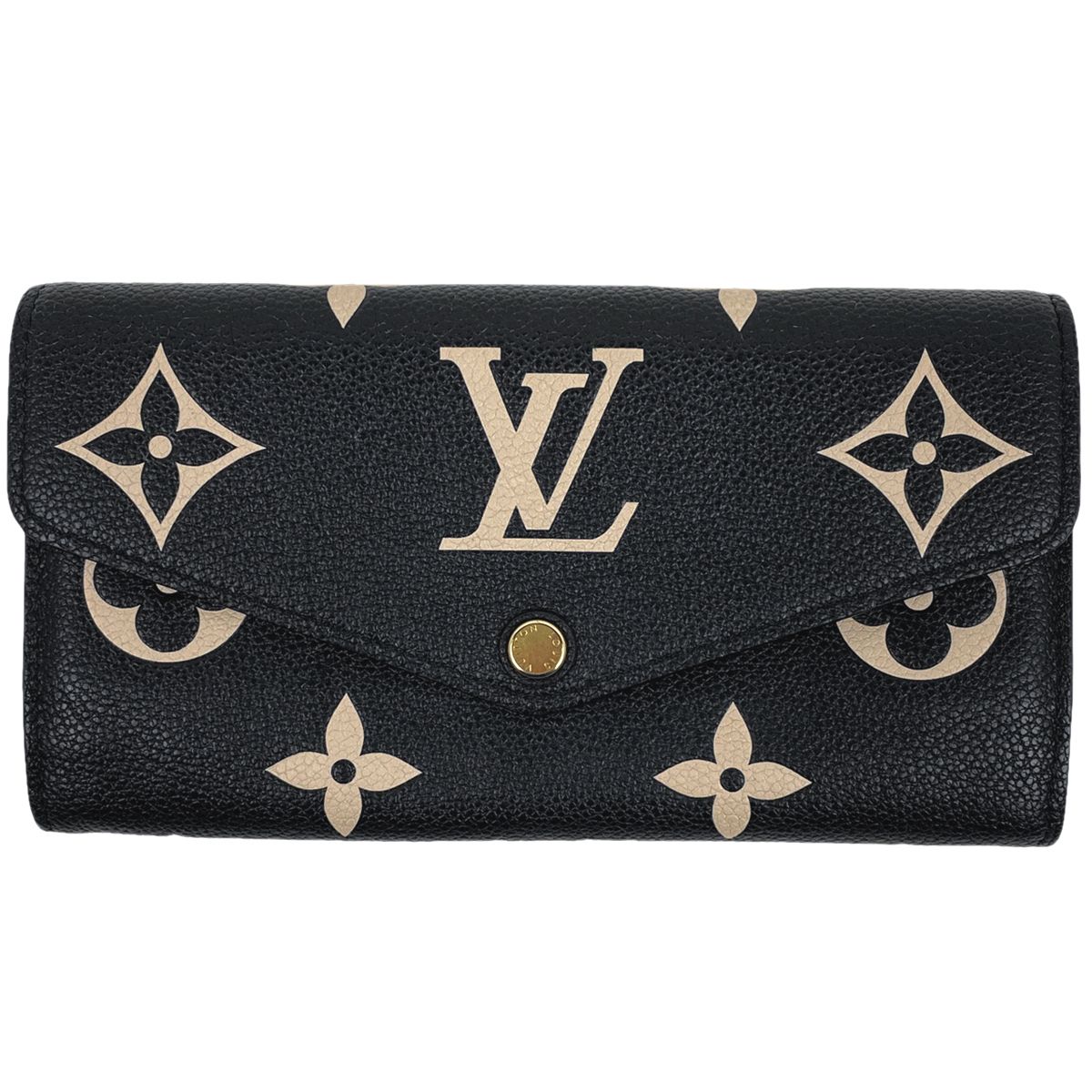 ルイ・ヴィトン Louis Vuitton ポルトフォイユ サラ バイカラー 二