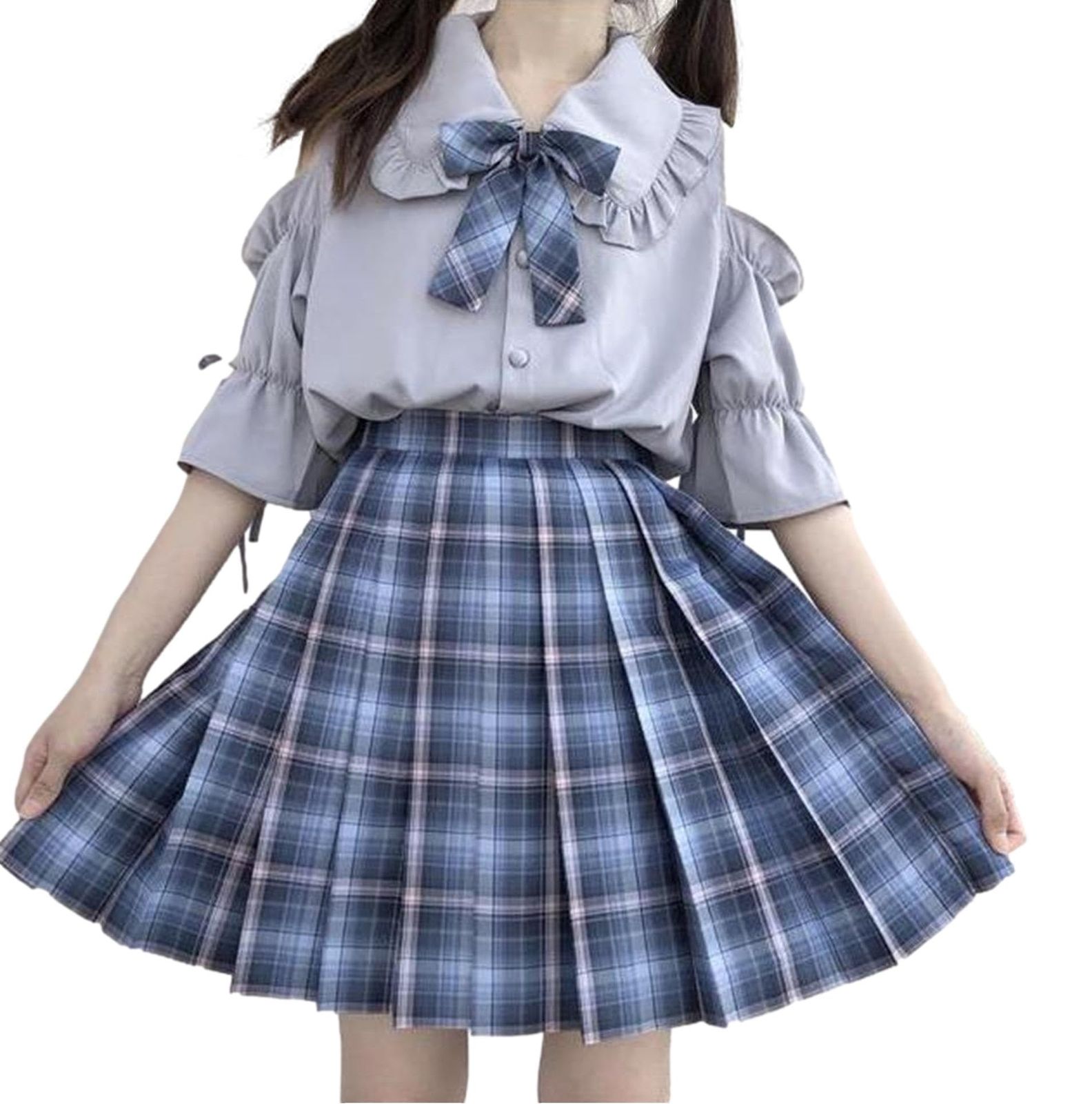 中学生女子　制服 PeaBaby] コスチューム コスプレ セーラー服 制服 2点セット 女子高生 中学生 高校生 学生服 JK制服  プリーツスカー（ZCFXJiTuanYZ] JK制服スカートスーツ日系制服スーツ、女の子に似合う,1番 （楽天市場】入学式 卒業式 女の子 スーツ  フォーマル 上下セット 中学生 女子 ...