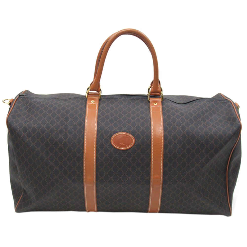 ロンシャン Longchamp ボストンバッグ ホースマーク 総柄