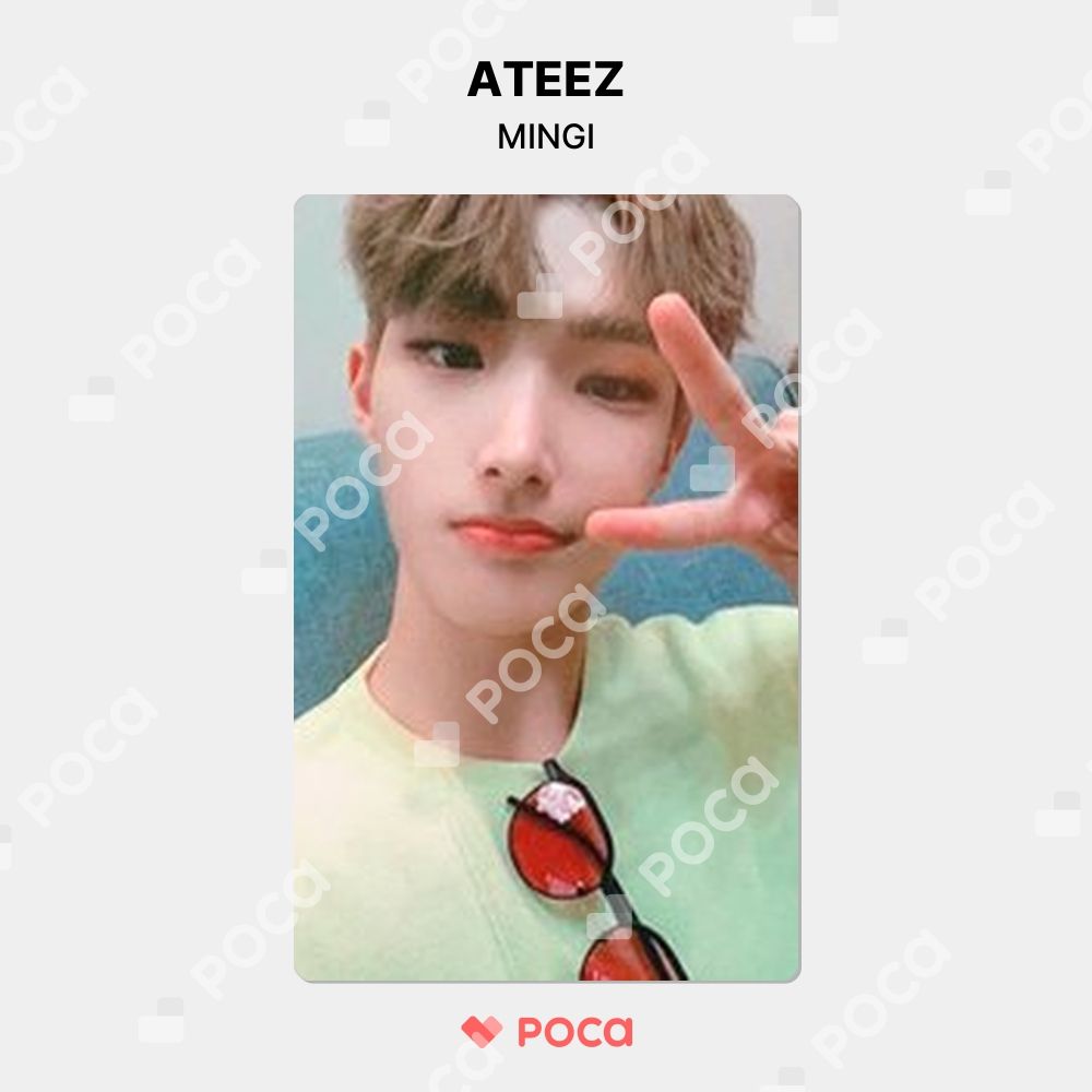 ATEEZ - ATEEZ ミンギ　WITHDRAMA  FEVER part1 トレカ ATEEZ ミンギ トレカ ZERO : FEVER Part.1 YES24 公式 トレカ