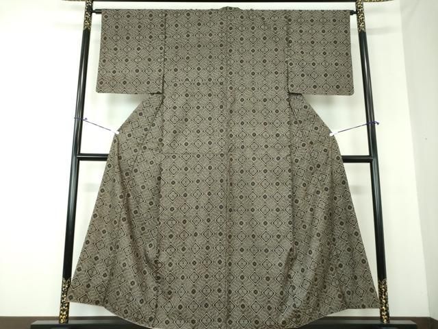 平和屋着物○本場大島紬 龍郷絣 花菱文 正絹 逸品 DAAS3042ps - メルカリ 