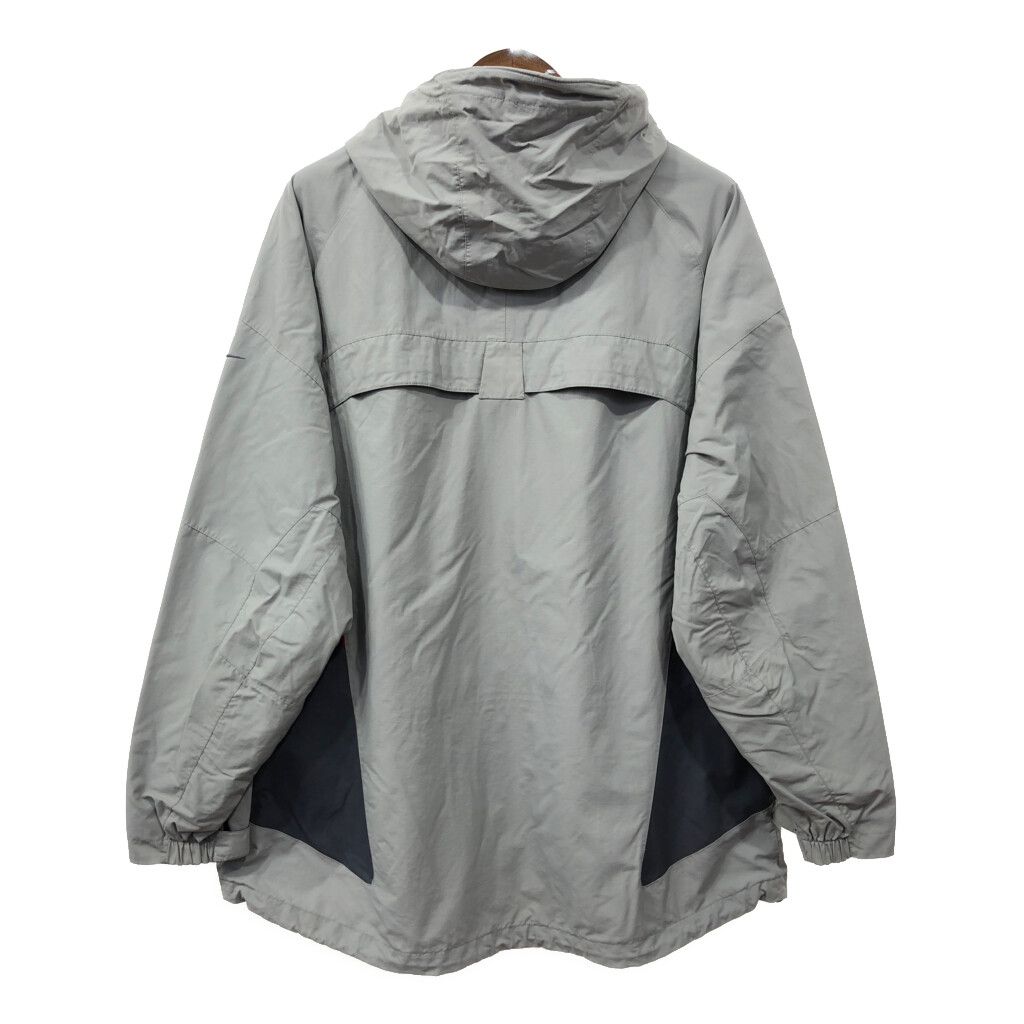 00年代 NIKE ナイキ ナイロンジャケット スポーツ ライトグレー (メンズ XL) 中古 古着 Q7193 00年代 NIKE ナイキ ナイロンジャケット スポーツ ライトグレー