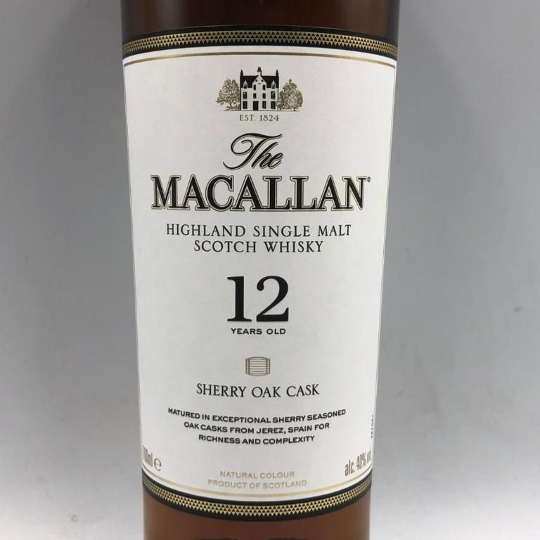 ザ マッカラン 12年 シェリーオークカスク 700ml 40% 【O】
