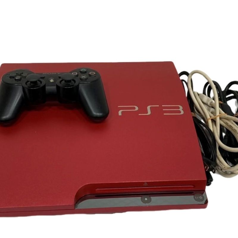 SONY ソニー PlayStation3 CECH-3000B ゲーム機本体 レッド 動作