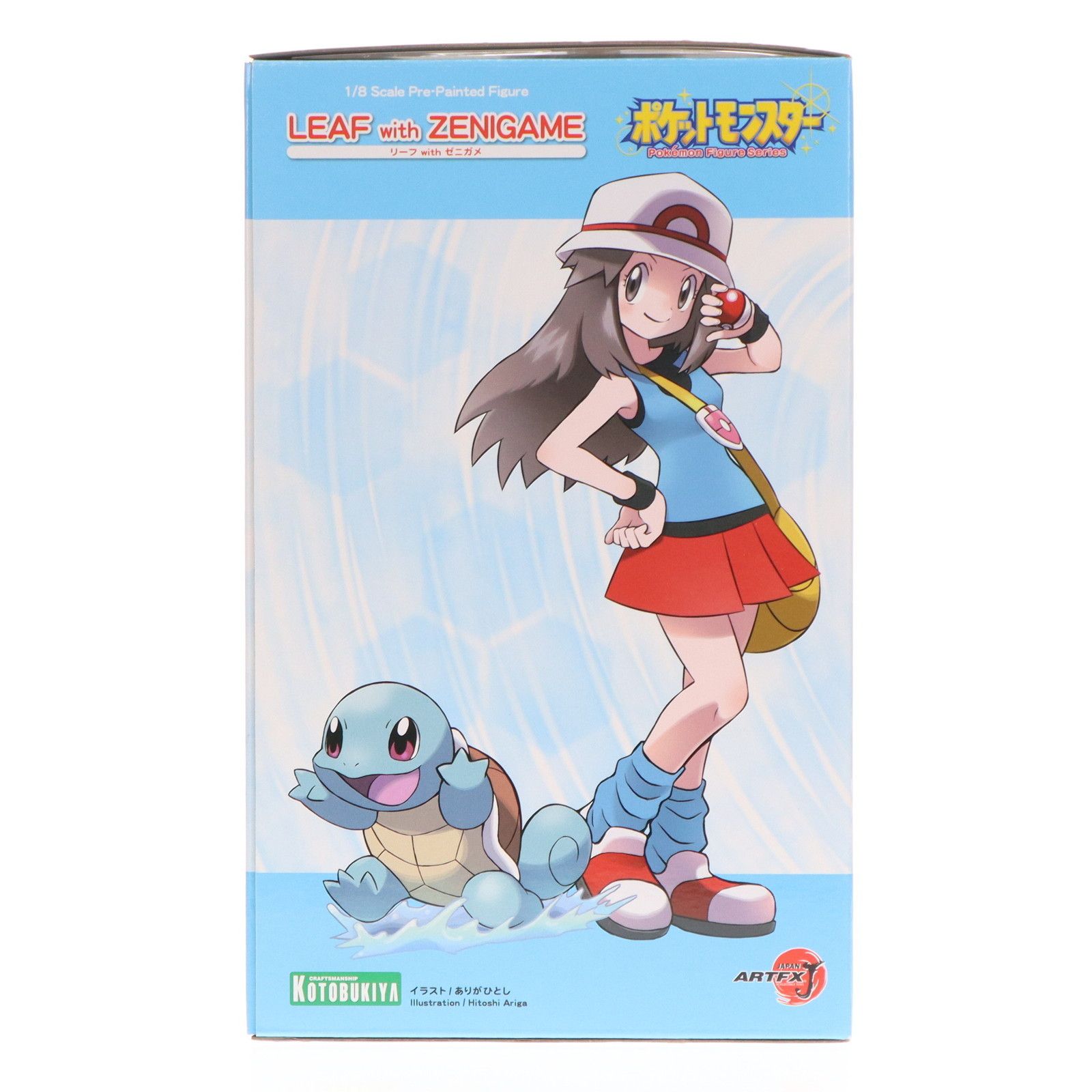 KOTOBUKIYA - ARTFX J リーフ with ゼニガメ ポケットモンスター ファイアレッド・リーフグリーン 1/8 完成品 フィギュア(PP817) コトブキヤ ARTFX J リーフ with ゼニガメ｜『ポケットモンスター』シリーズ