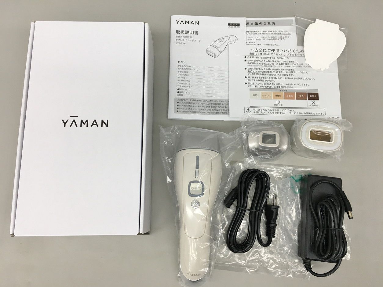 家庭用光脱毛器 ダブルエピ シルクボーテ STA-216H ヤーマン YA 家庭用光脱毛器 ダブルエピ シルクボーテ STA-216H ヤーマン YA