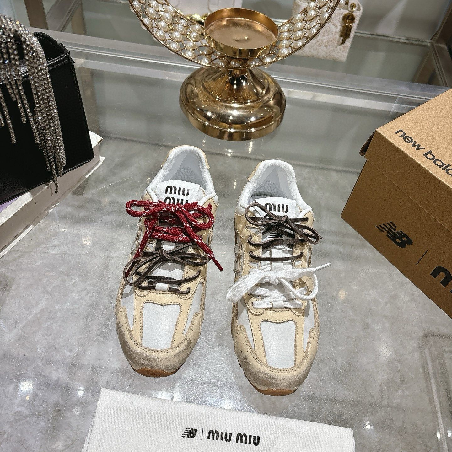 New Balance×MIU MIU コラボ ハーフスリッパ04