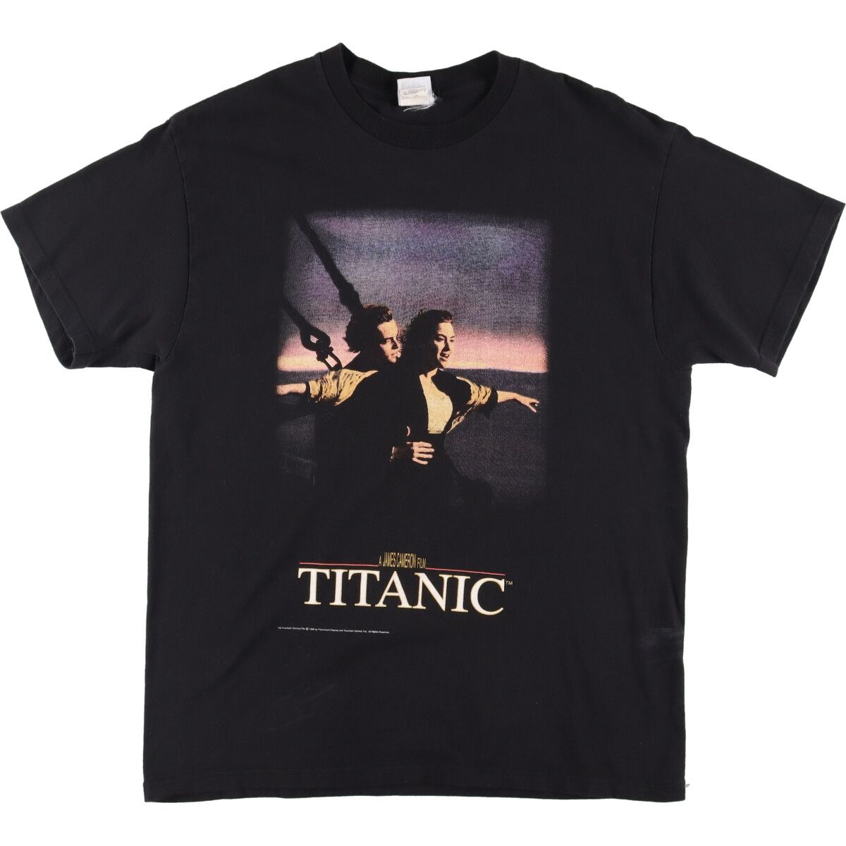 古着 90年代 FREEZE TITANIC タイタニック 映画 ムービーTシャツ メンズL ヴィンテージ/evb000814