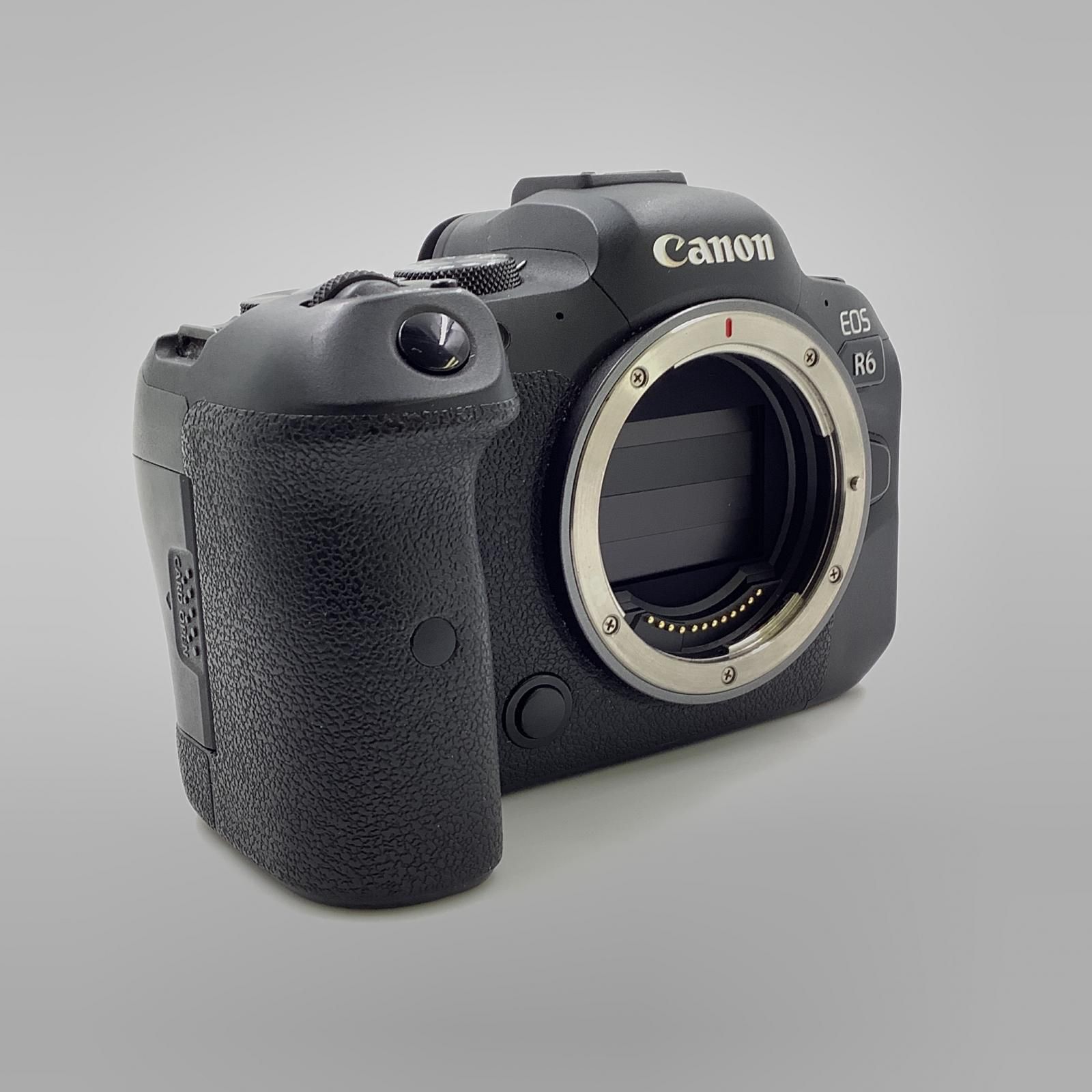 【全額返金保証】【最速発送】Canon デジタル一眼 EOS R6 ボディ ブラック 動作確認済 シャッター37000回