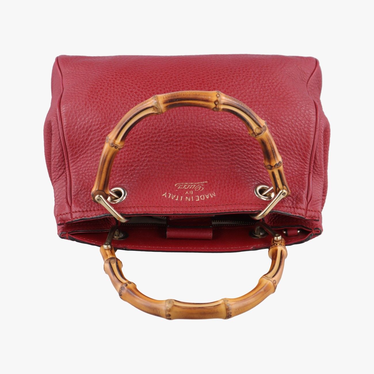 グッチGucciバンブーショッパーレッドレザー336032I015436108