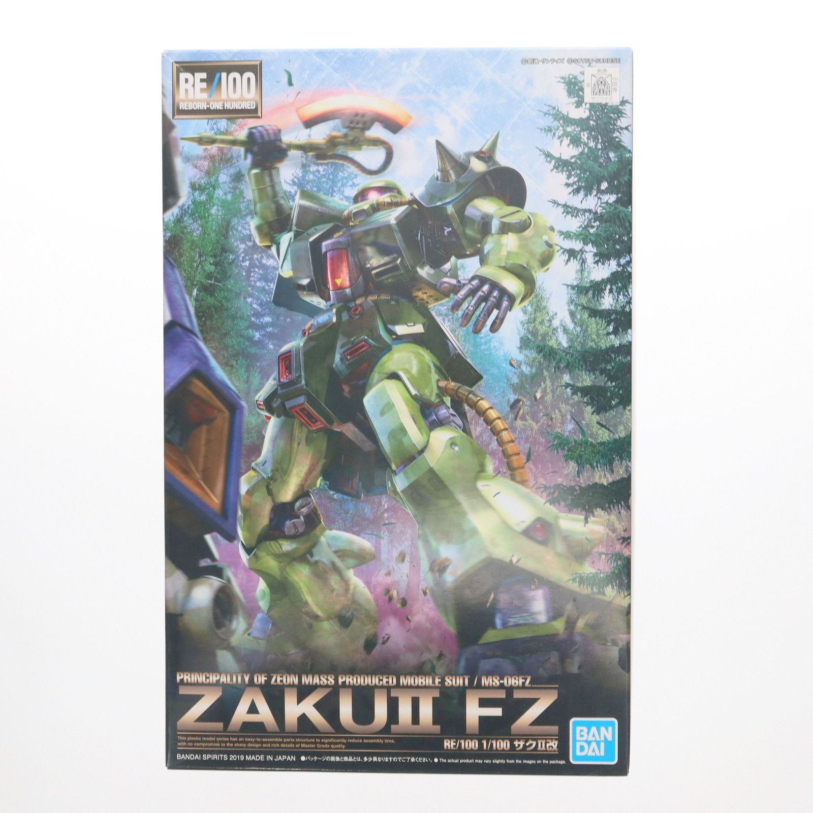 RE/100 1/100 MS-06FZ ザクII改 機動戦士ガンダム0080 ポケットの中の戦争 プラモデル バンダイスピリッツ