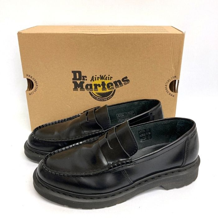Dr. Martens ドクターマーチン 25015001 PENTON ペントン レザー ローファー ブラック sizeUK9