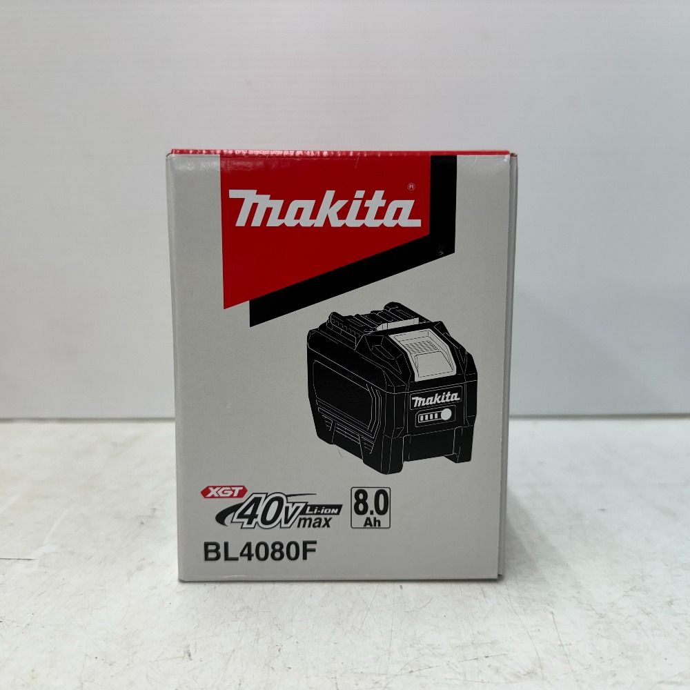 makita (マキタ) 40Vmax 8.0Ah Li-ionバッテリ 残量表示付 高出力バッテリ 化粧箱入 BL4080F A-73368 未使用品