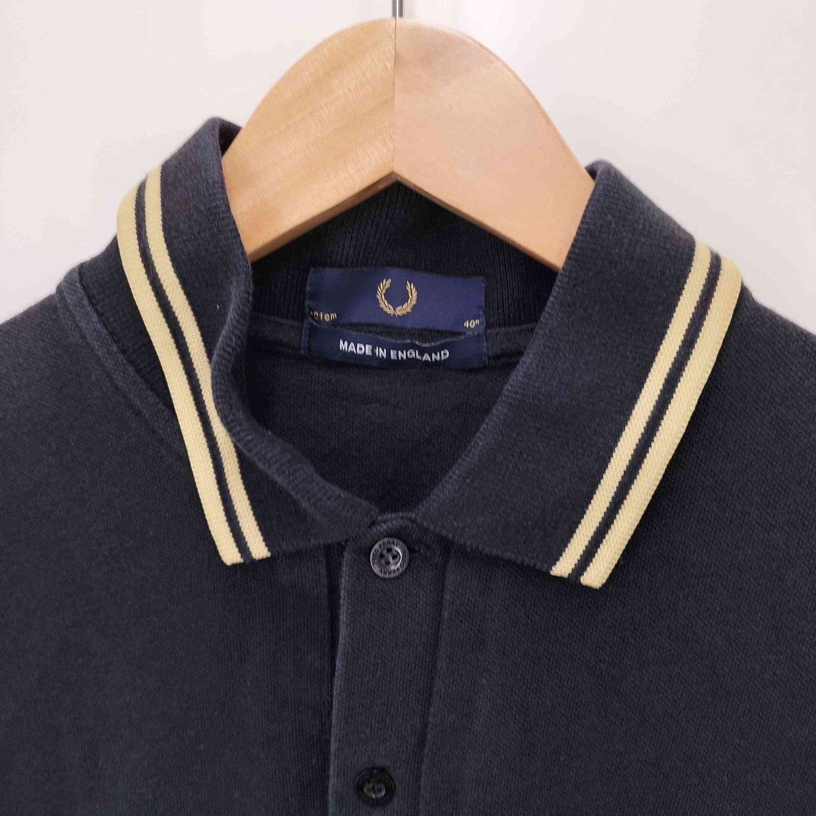 FRED PERRY フレッドペリー ポロシャツ M12 英国製 ティップ