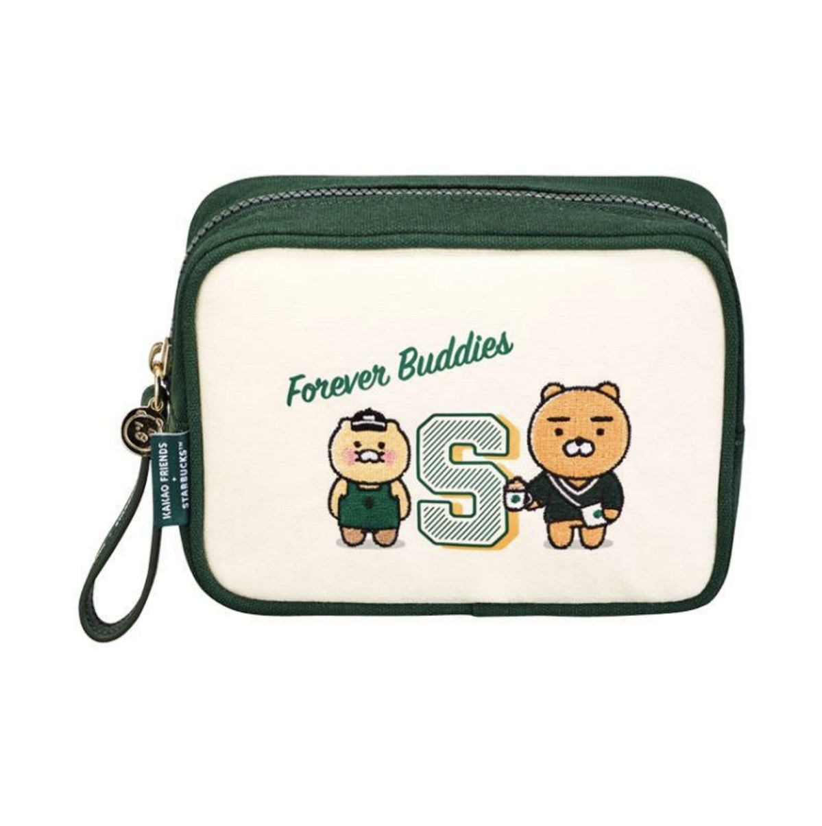 【雷市場（ポンジャン）商品韓国直送】 STARBUCKS(スターバックス) マイ・バディ ライアンu0026チュンシク マルチ ケーブル ポーチ