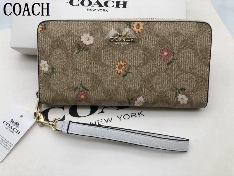 コーチ COACH 長財布 財布 シグネチャー アコーディオンラウンドジップウォレット レディース 財布 贈り物a175   CH360新品 未使用  xj0001