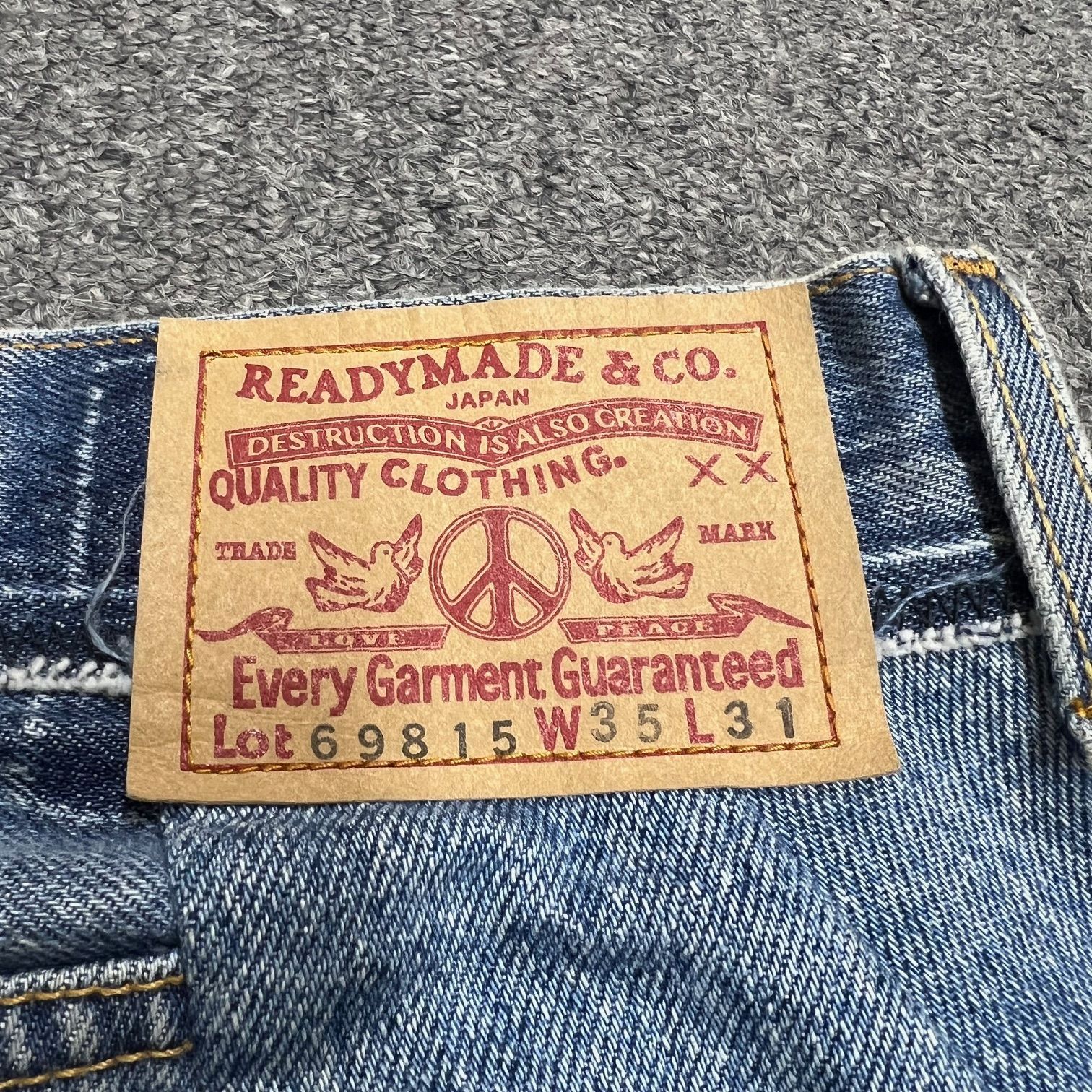 定価126500円 READY MADE 23AW 再構築 DENIM WIDE PANTS デニム