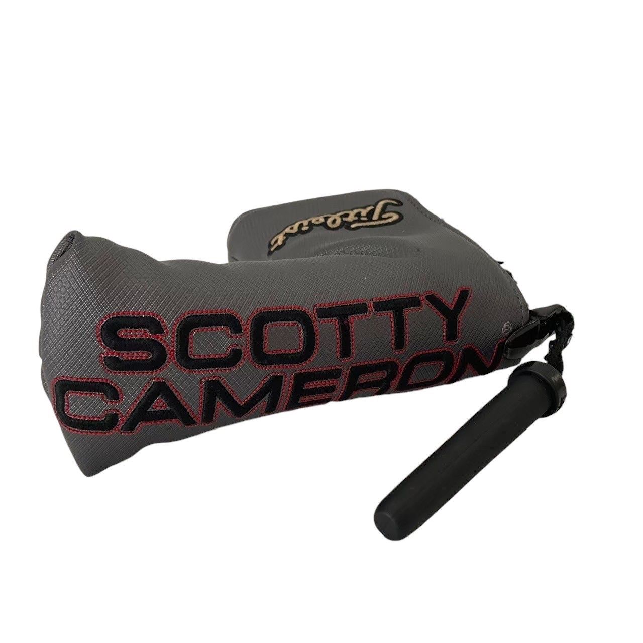 Titleist - パーターカバー Titleist タイトリスト パターカバー グレー 金 ゴルフティー