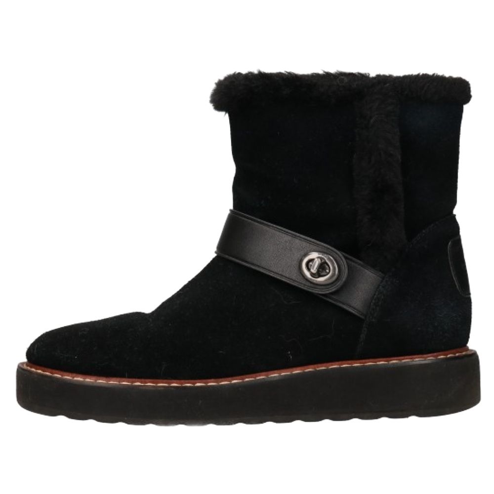 coach コーチボアショートブーツ