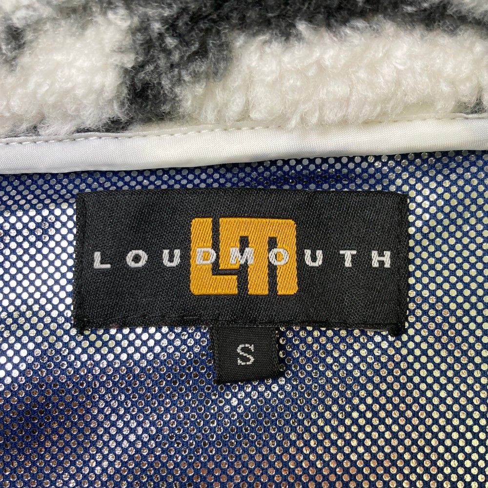 LOUDMOUTH ラウドマウス ボア切替 ダウンジャケット ゴルフレディース サイズ：S LOUD MOUTH ラウドマウス ボア切替 ダウンジャケット