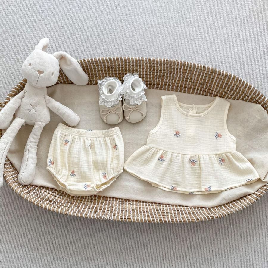 女の子ベビー服　春物夏物　39点まとめ売り　サイズ90～100cm お盆も出荷中」 ワッフル 生地 ベビー服 上下セット 80 80サイズ