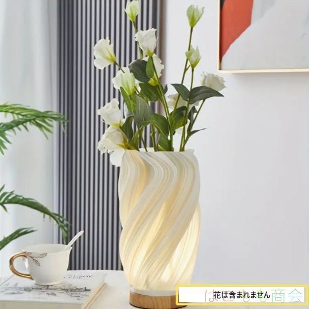 テーブルライト おしゃれ LED 調光 北欧 卓上 フラワースタンド ベッドサイド デスク 寝室 玄関 シンプル 可愛い 明るい USB給電 ホワイト