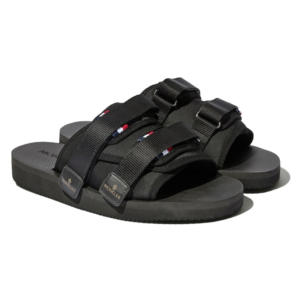 14 MONCLER モンクレール ブラック 4L00030 M1563 サンダル スライド 