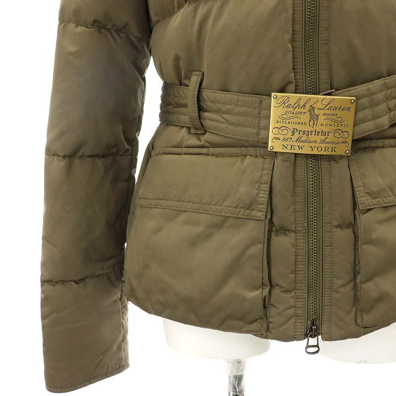 ラルフローレン RALPH LAUREN ロゴバックルベルト付きスタンドカラー