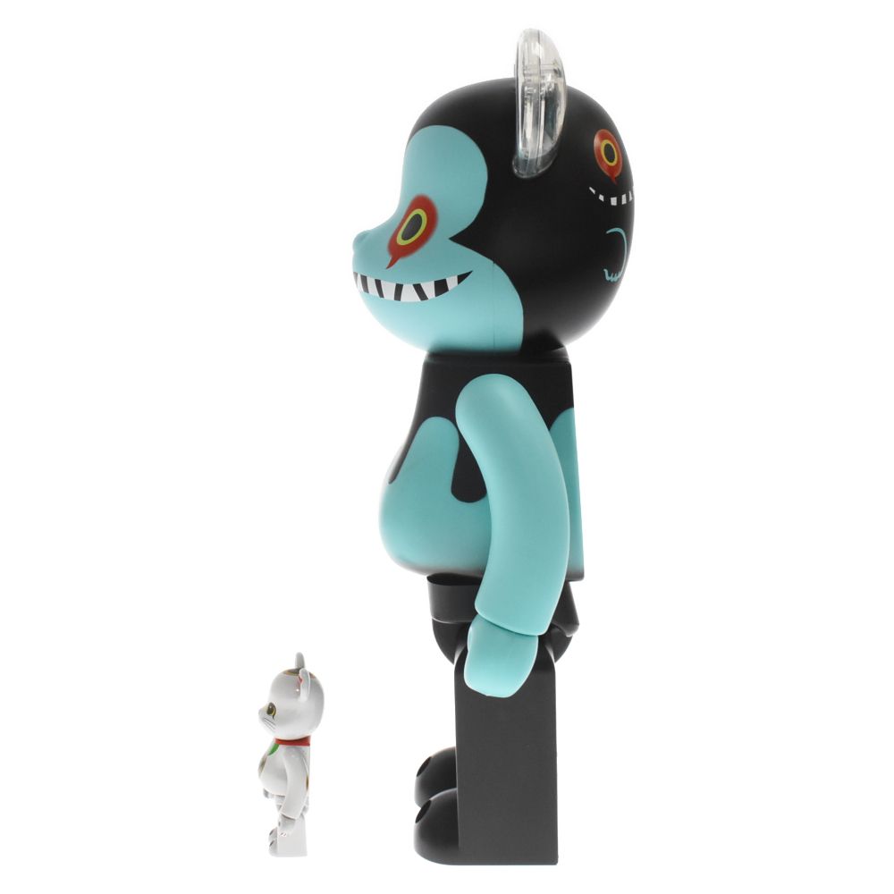 MEDICOM TOY - MEDICOM TOY メディコムトイ BE@RBRICK デビルマン バイロン 100% & 400% ベアブリック フィギュア ブルー MEDICOM TOY (メディコムトイ) BE@RBRICK デビルマン バイロン