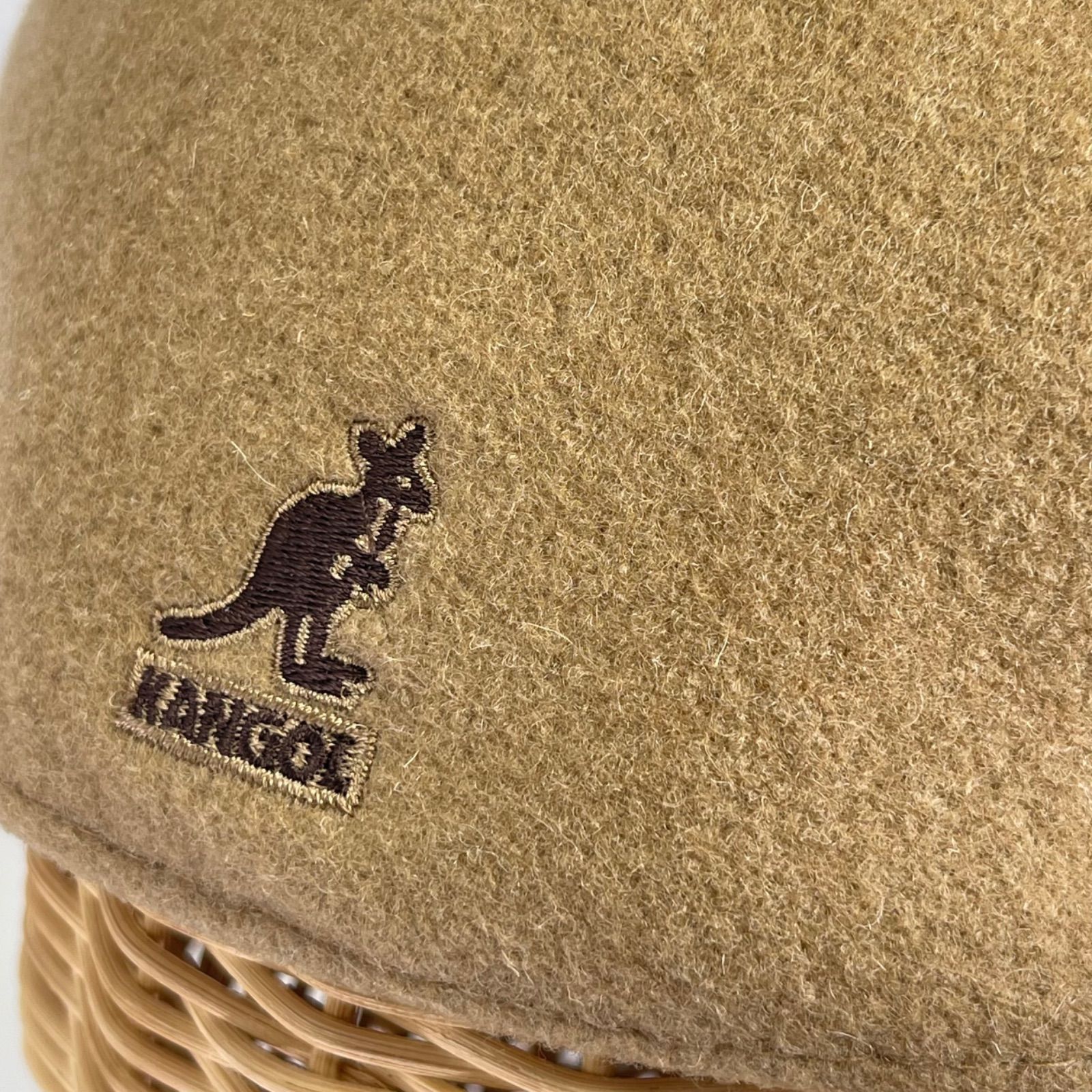 ファイナルセール KANGOL Wool 504 ウール素材 ハンチング キャメル色