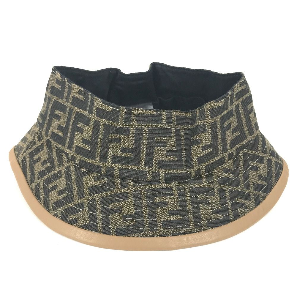 FENDI フェンディ サンバイザー ズッカ FXQ967 ポリエステル