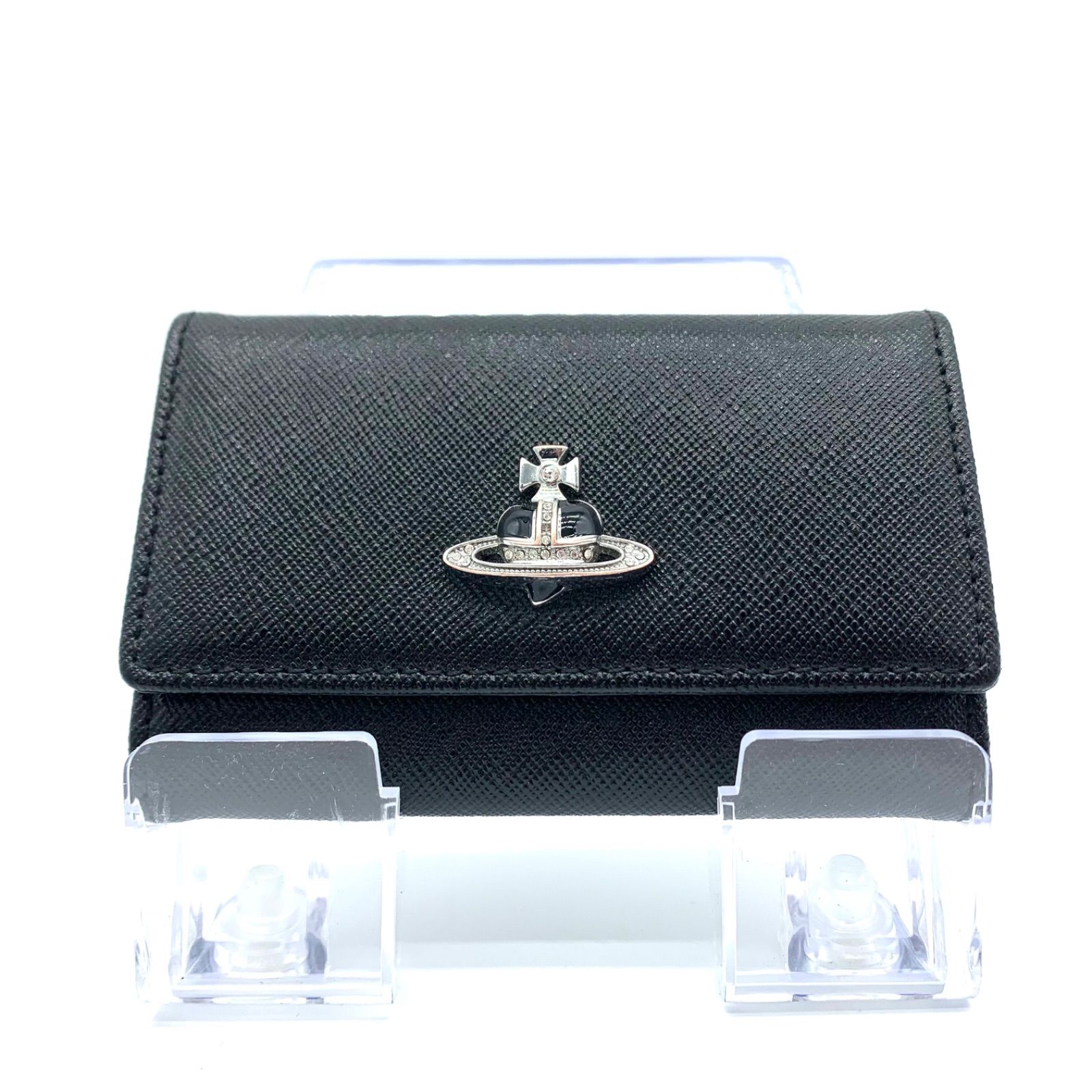 未使用】ヴィヴィアン オーブ ディアマンテ キーケース サフィアーノ