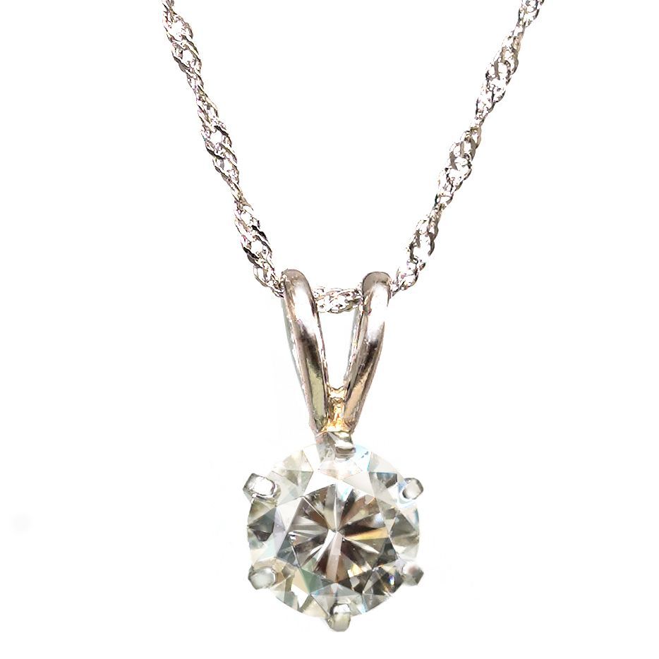 ラボグロウンダイヤモンドペンダント 0.44ct Fカラー VS1クラス - メルカリ 