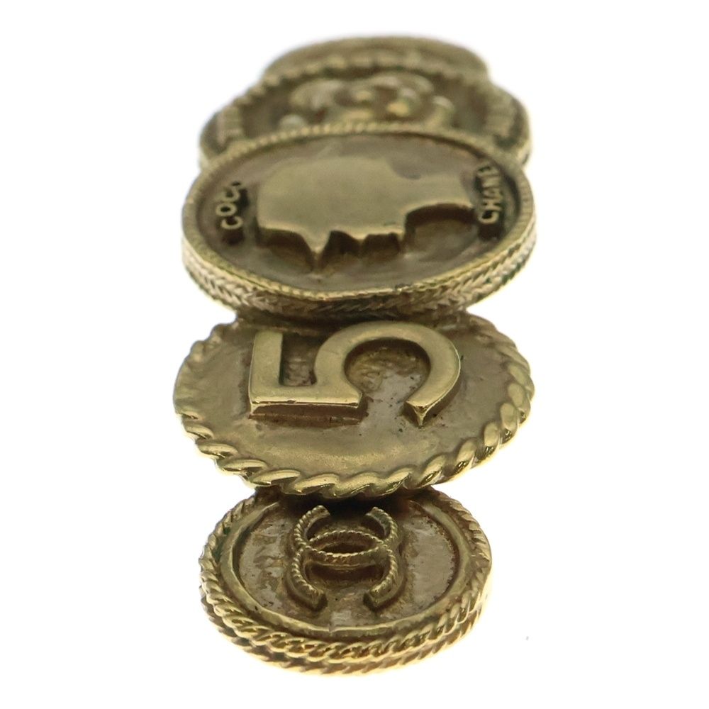  CHANEL シャネル ココマーク No 5 バレッタ ヘアクリップ ゴールド GP その他 その他