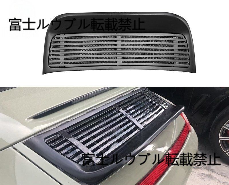 ポルシェ911 997.1 997.2対応 カーボン製ダックテールリアフード スポイラーカスタムパーツ