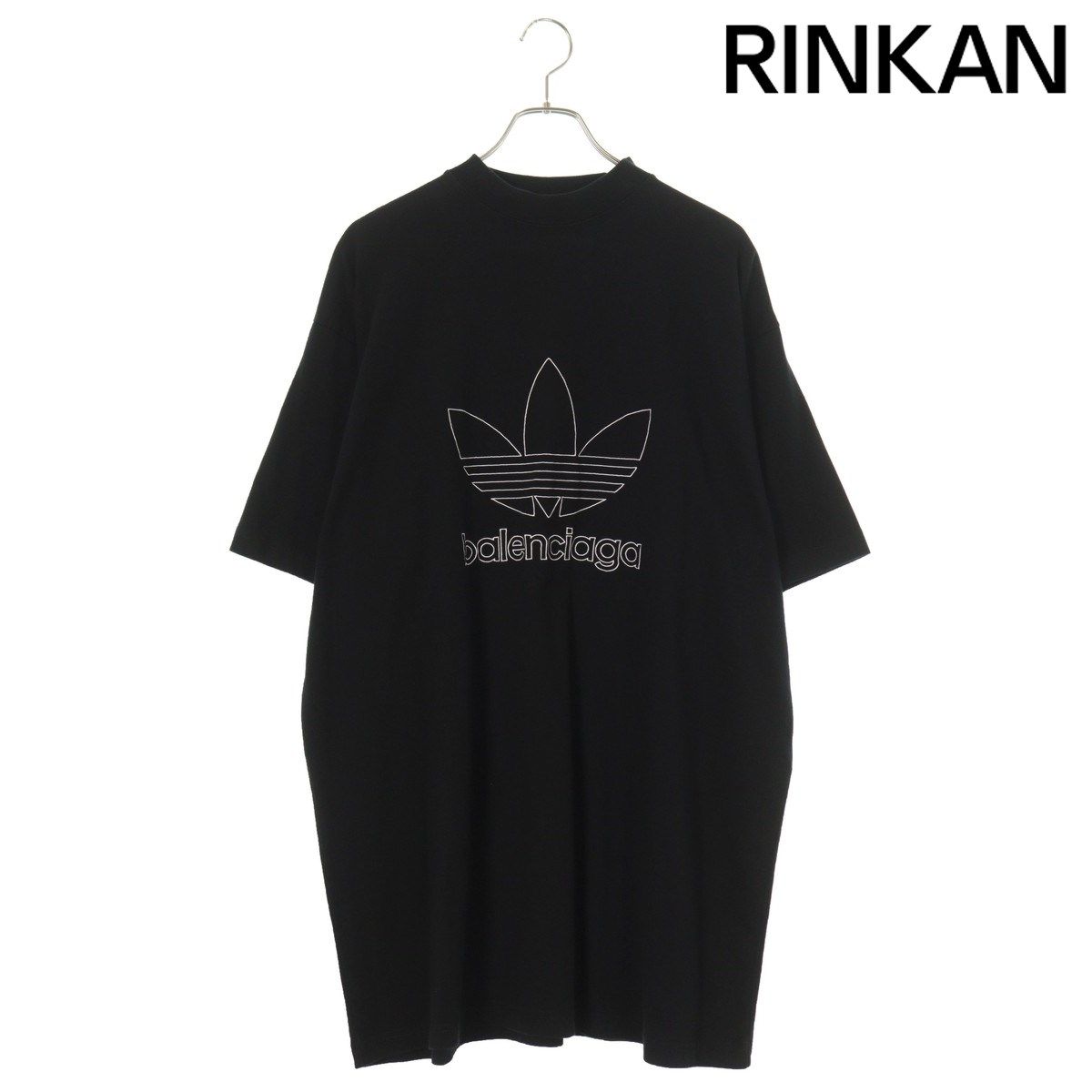 adidas シャツ バレンシアガ バレンシアガ ×アディダス adidas 723976 TNVN8 ロゴ刺繍