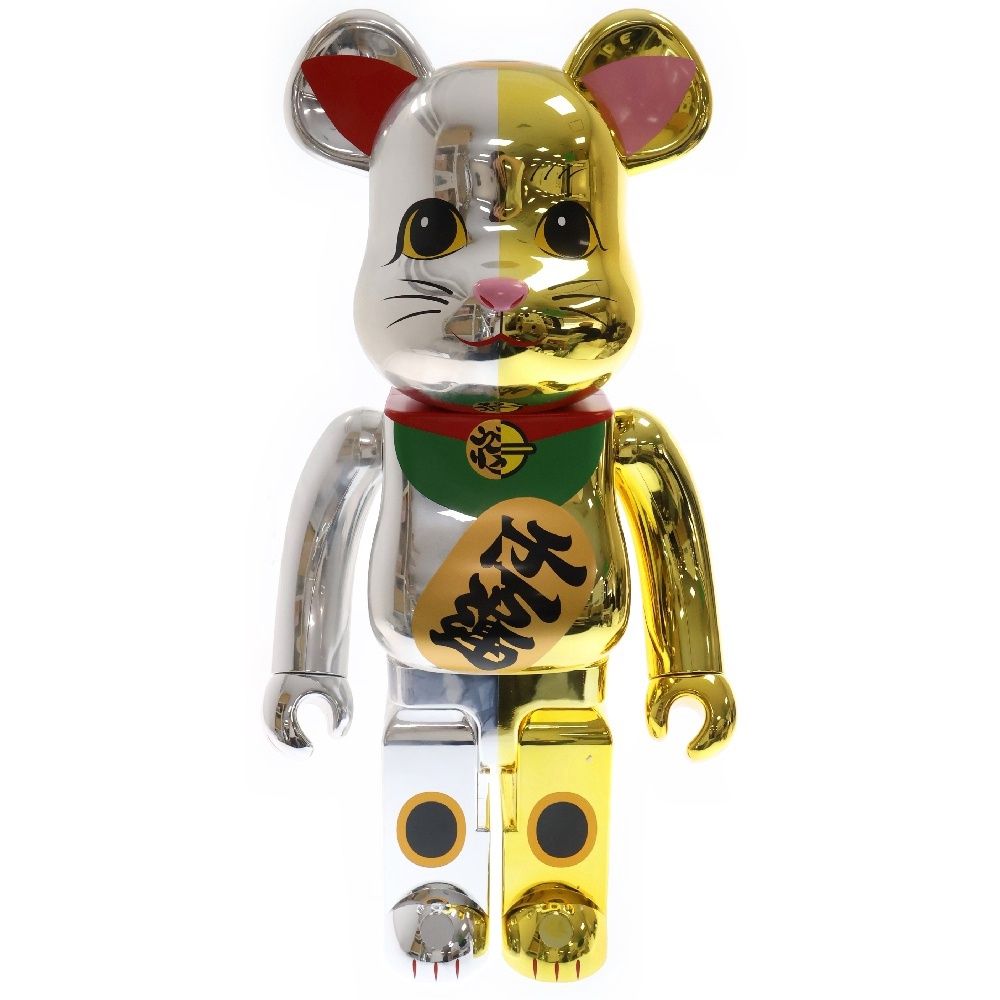 BE@RBRICK 招き猫 千万両 金×開運 銀 1000％ BE@RBRICK 招き猫 開運 銀×千万両 金 1000％ | ヤマダウェブコム